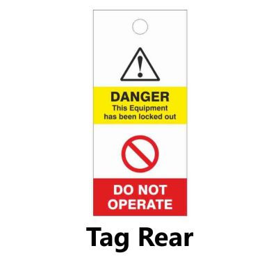 Blue Exclamation Lockout Tagout Tags #2